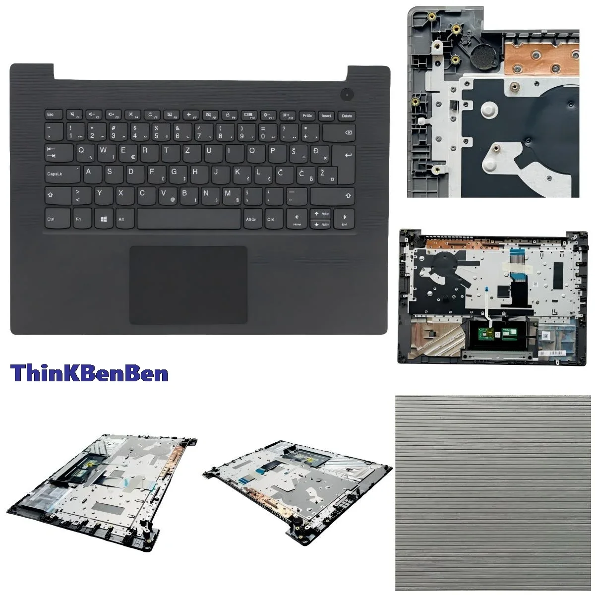 

Корпус верхней части клавиатуры (подставка для рук) SI Slovenian Iron Gray для Lenovo V130 14 14IKB 14IGM 5CB0R39226