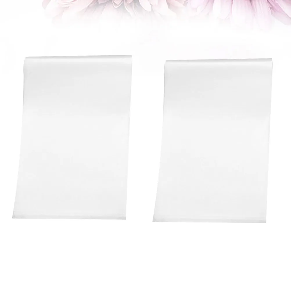 

2Sets Eco- Book Cover Transparent Protective Clear Book Covers Dust Water Resistant for A4 Student Exercise