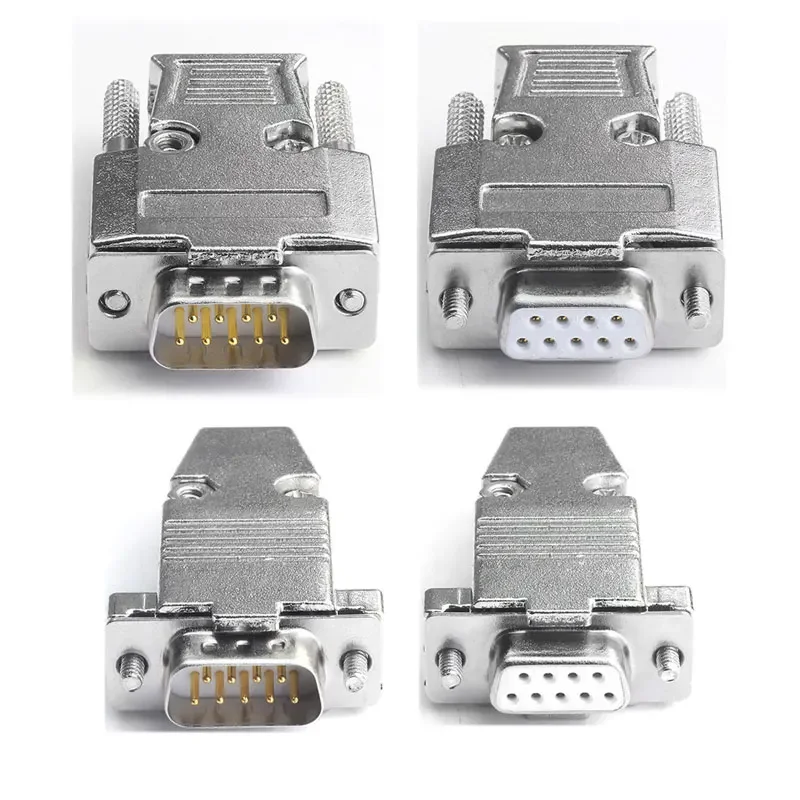 DB9 Plastic Housing Adapter Connector Core RS232 Serial COM Plug Connector Hole/Pin DB15 Female Male Socket D Sub Header DP9