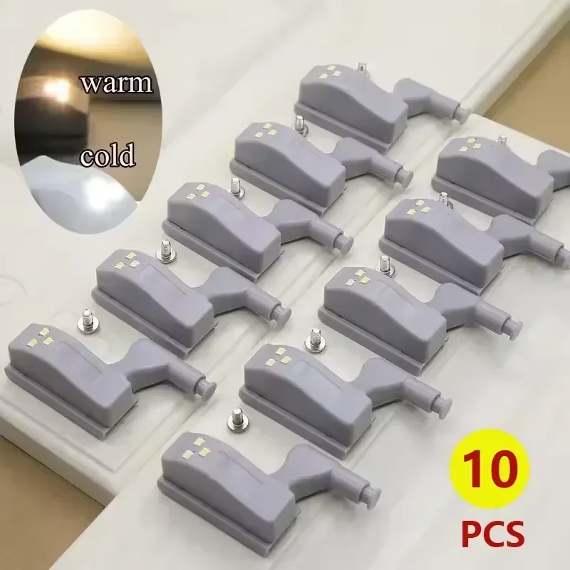 

Kitchen Cupboard Lights LED Inner Hinge Lamp Lighting for Bedroom Wardrobe Closet Under Cabinet Lights Night Light（NO battery）