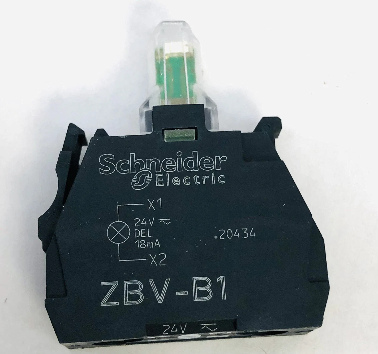 

ZBVB1 Light block for head Ø22, white, integral LED, 24 V AC/DC