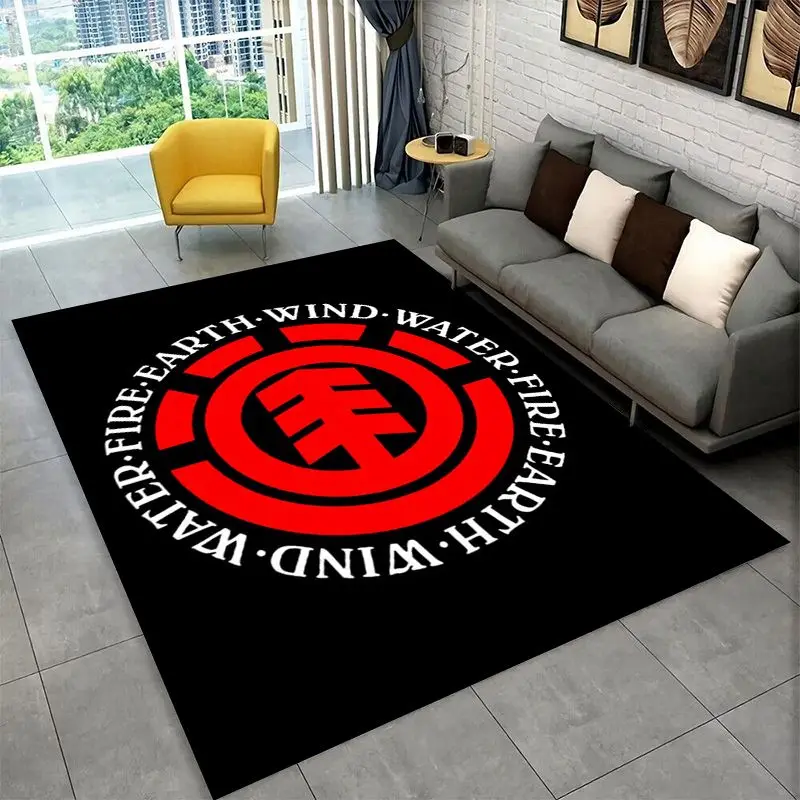 Classic Boardsport E-Element Skateboards Living Room Non-Slip Area Rug Soft Carpet for Bedroom Playroom Sofa,Home Decor Doormat