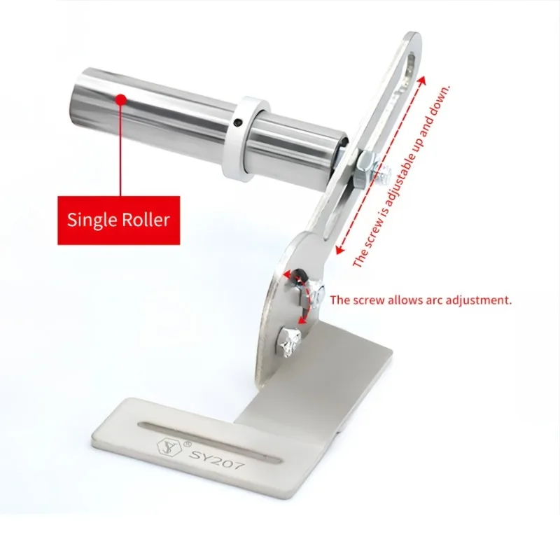Adjustable Elastic Guide Bracket Professional Cuff and Hem Elastic Feeding System Free Operation for Industrial Sewing Machines