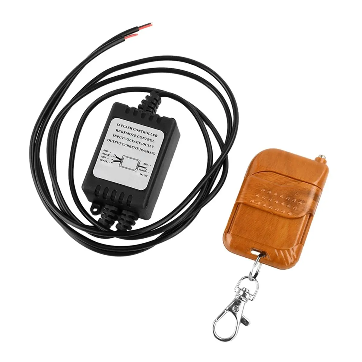 A60P 12V Car Light Controller Car Wireless Strobe Controller DRL Decoration16-Mode Strobe Controller Daytime Running Light