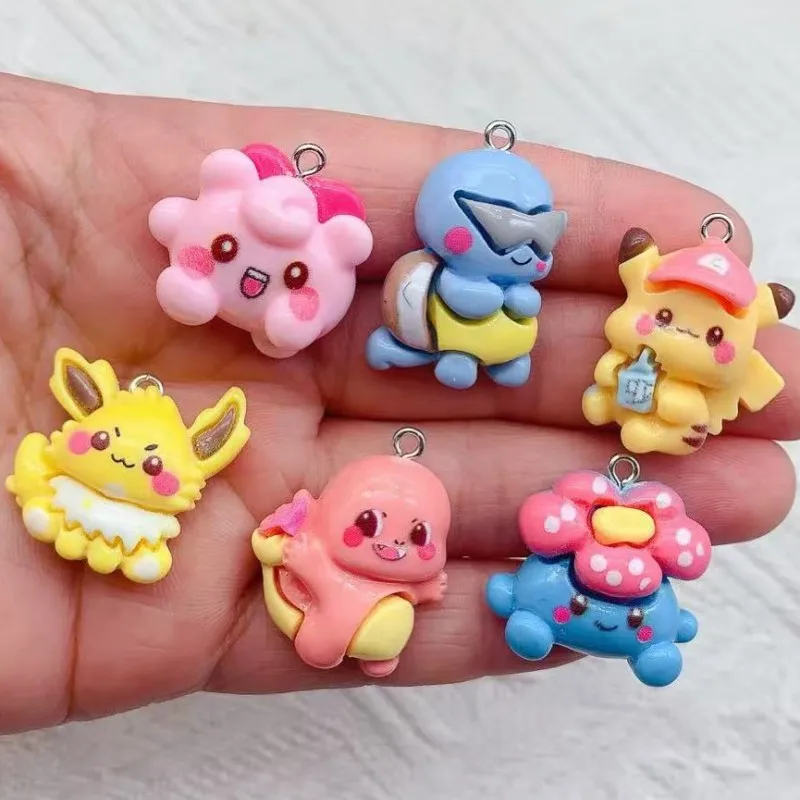 10 قطع الكرتون السنجاب الراتنج سحر شيشاير القط صنع المجوهرات القرط قلادة سوار قلادة الهاتف DIY الملحقات