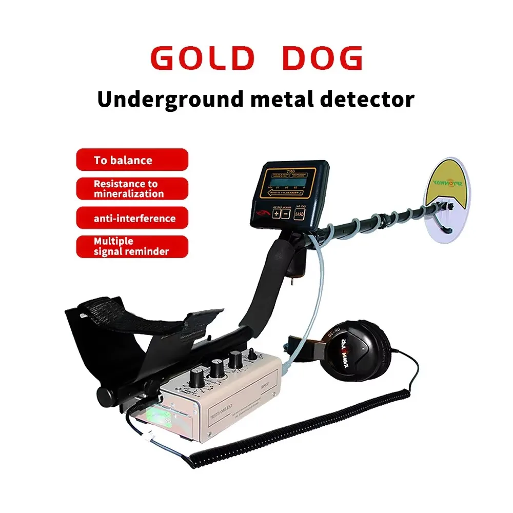 GMD1 Outdoor Underground Metal Detector Archaeological Treasure Finder Gold Silver Dollar Copper Plate Detector