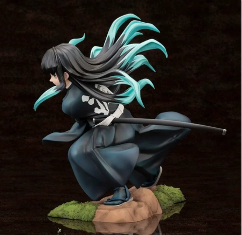 New Anime Demon Slayer Blade Shou House Ichiro Shimizu Gk Battle Scene Statue Box Handmade Model Holiday Surprise Gift