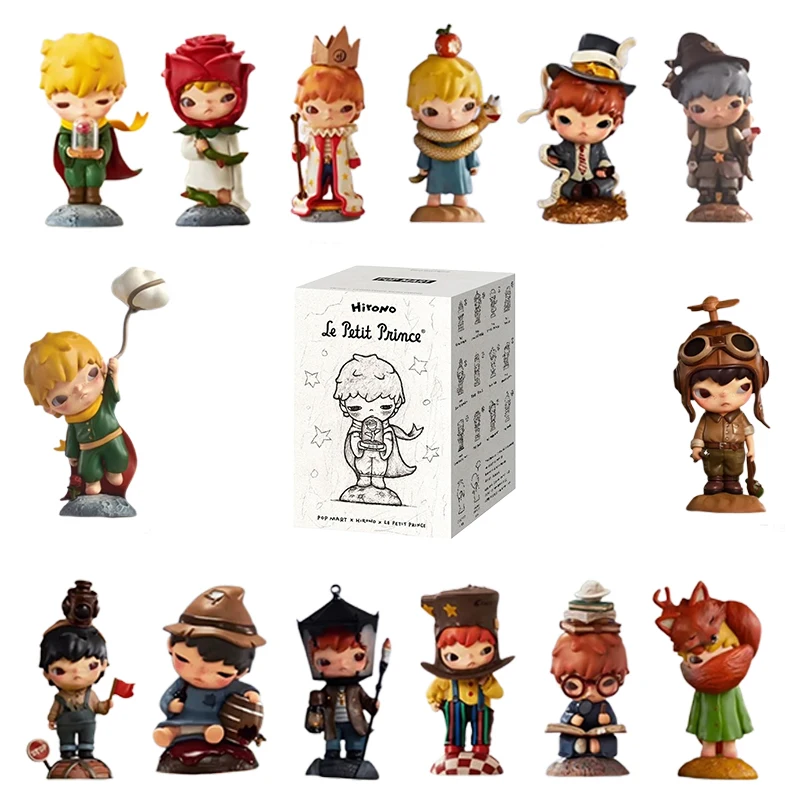 

The Little Prince Series Q Version Figure Blind Box, Moon Base Desktop Decor, Rose & Fox Collector's Gift for Christmas Birthday