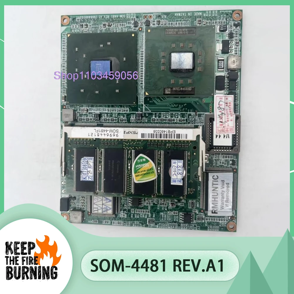 SOM-4481 REV.A1 For Advantech ETX Embedded CPU Motherboard SOM-4481FL