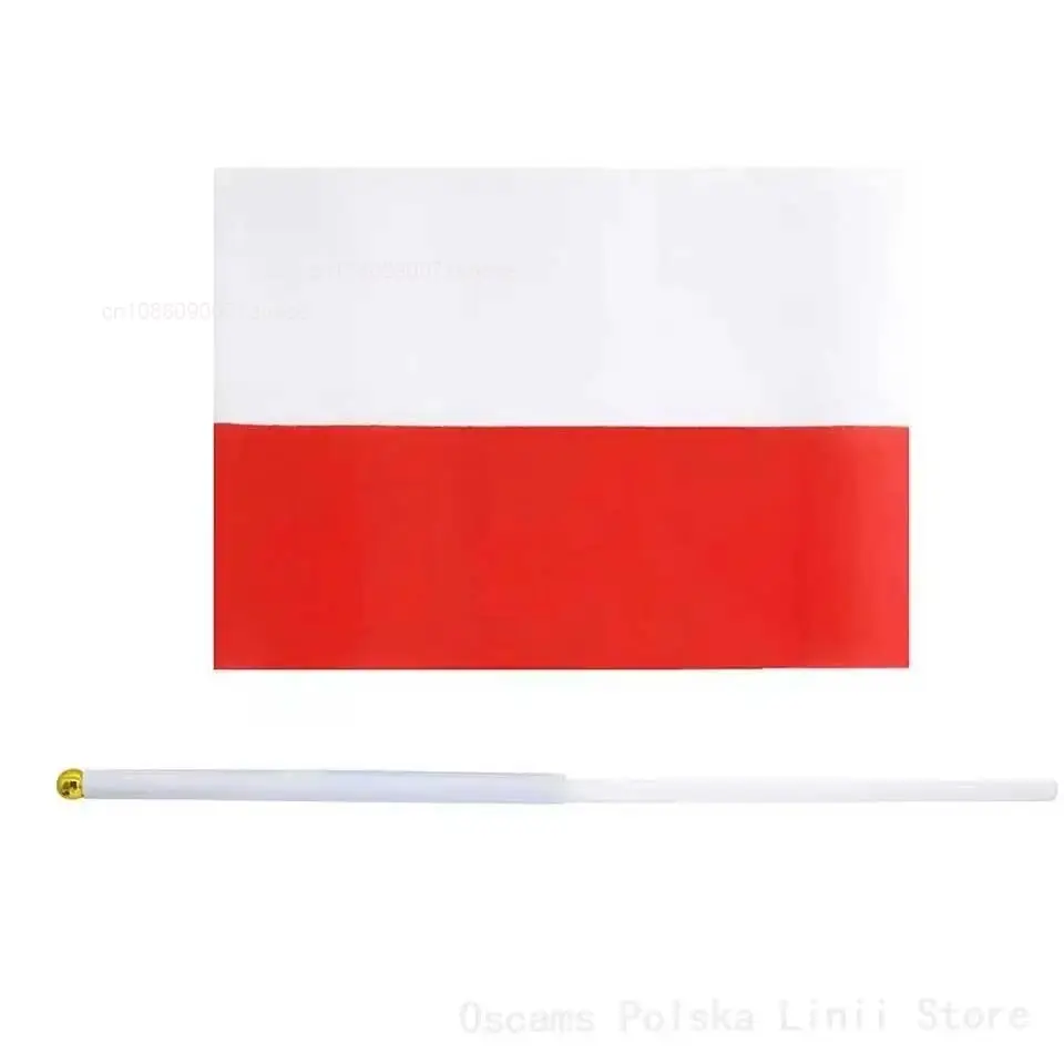 Oscam lineas 8 linii bandera Polska Clines blanco rojo europa Polonia 4k 14*21CM europa Polonia Flaga estable 2024