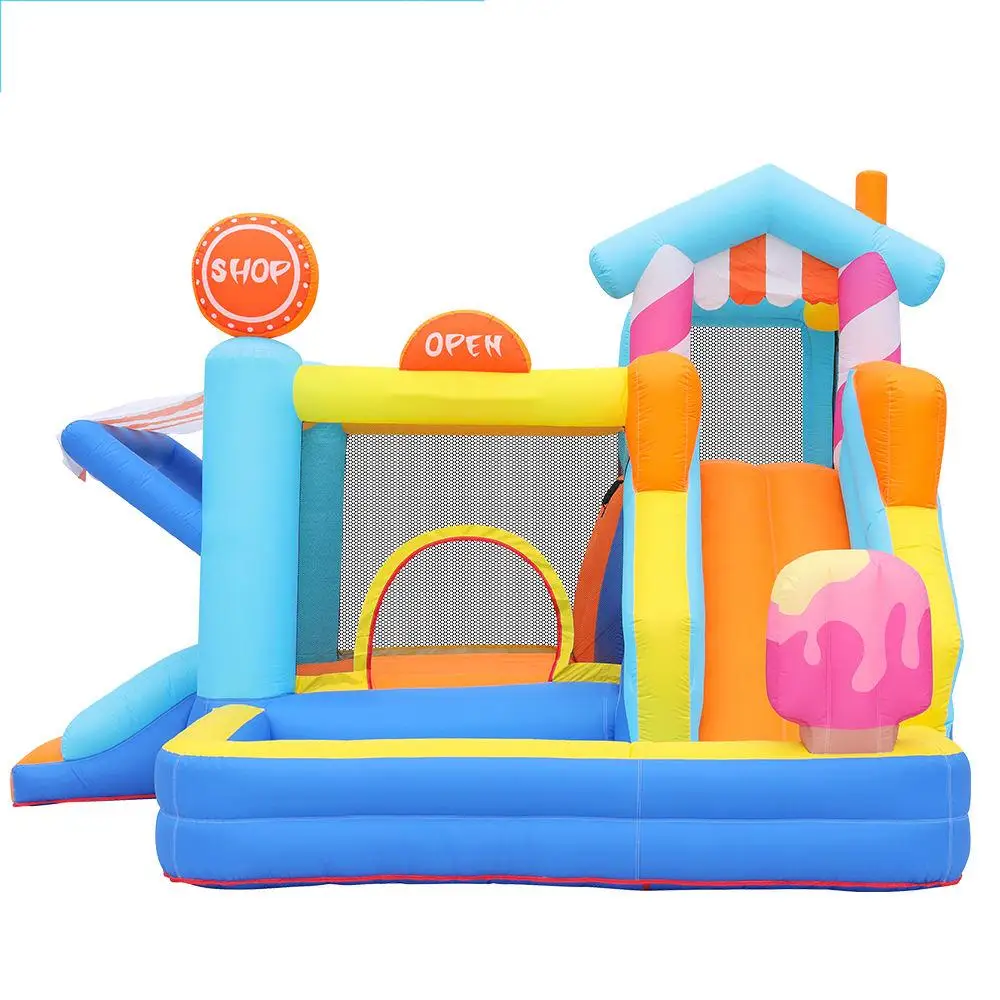 Large Children's Bounce House Inflatable Slide Colorful Inflatable Castle High Quality Outdoor Party Free Shipping