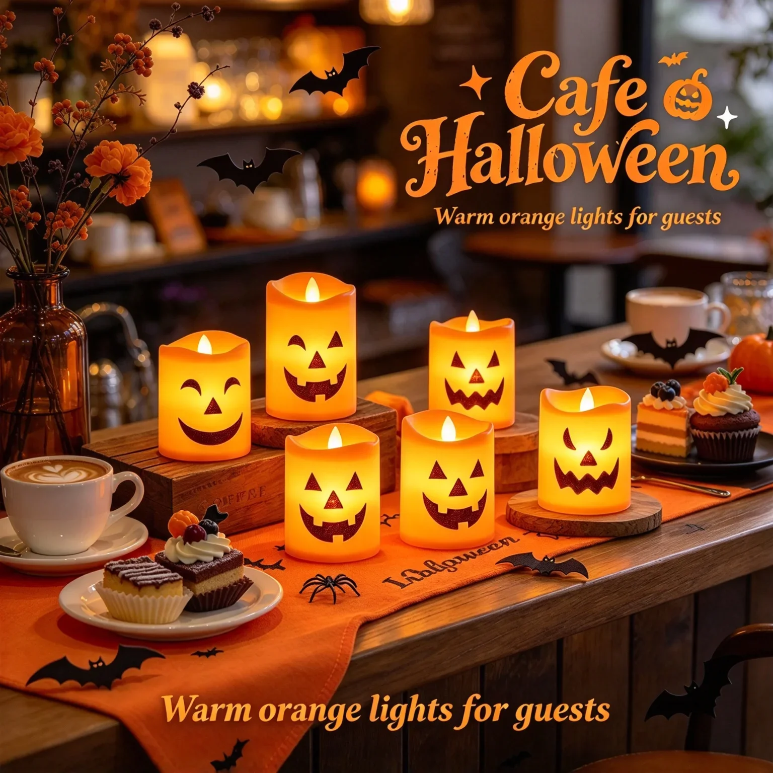 6PCS Flameless LED Tea Lights Candles, Battery Operated Realistic Faux Safe Indoor Decorative Lighting for Home Decor Party