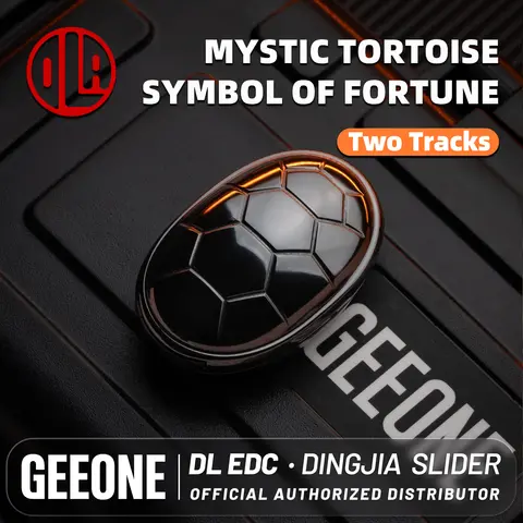 DL EDC DingJia Fidget slider EDC metal toys antistress for adults decompressionTurtle Shell Push Toy EDC For Collect