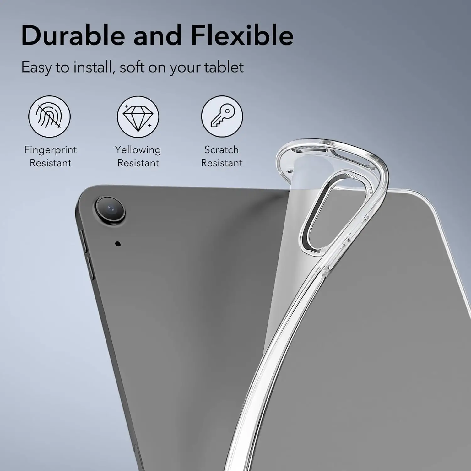 Transparent Case for iPad Air 11 13 2024 Case Silicone Soft Tpu Airbag Cover Shockproof Funda for iPad Pro 11 13 2024