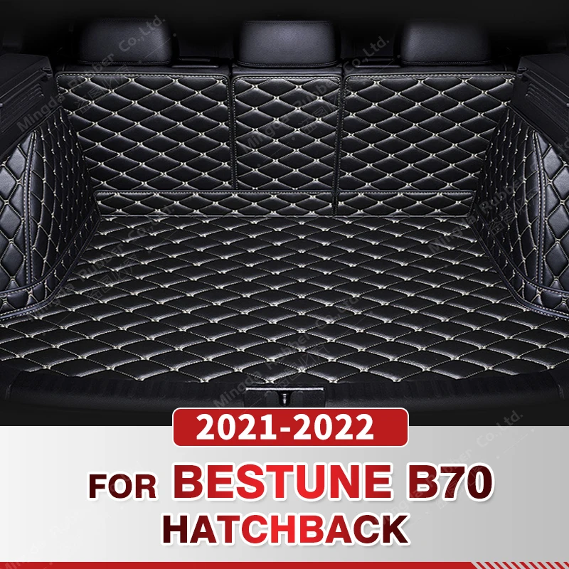 

Auto Full Coverage Trunk Mat For BESTUNE B70 Hatchback 2021 2022 Car Boot Cover Pad Cargo Liner Interior Protector Accessories