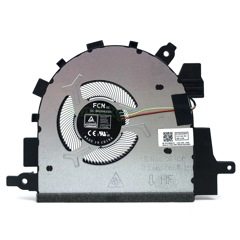 New Laptop CPU Cooling Fan For Lenovo V15 Gen2 V15 G3 V15 G2-ITL ideapad 3-15ITL6 3-15ADA6 3-15ALC6 P/N 5F10S13943