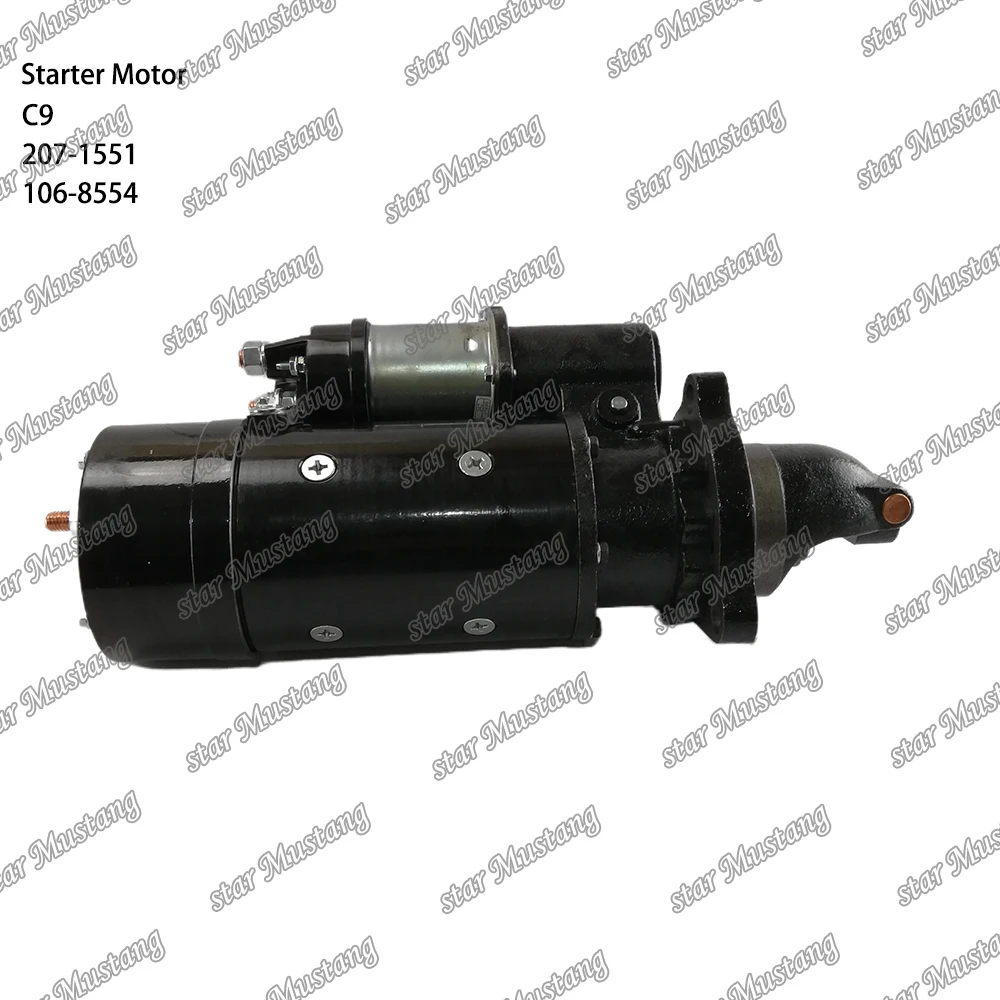 C9 Starter Motor 11T 207-1551 106-8554 Suitable For Caterpillar Engine Parts