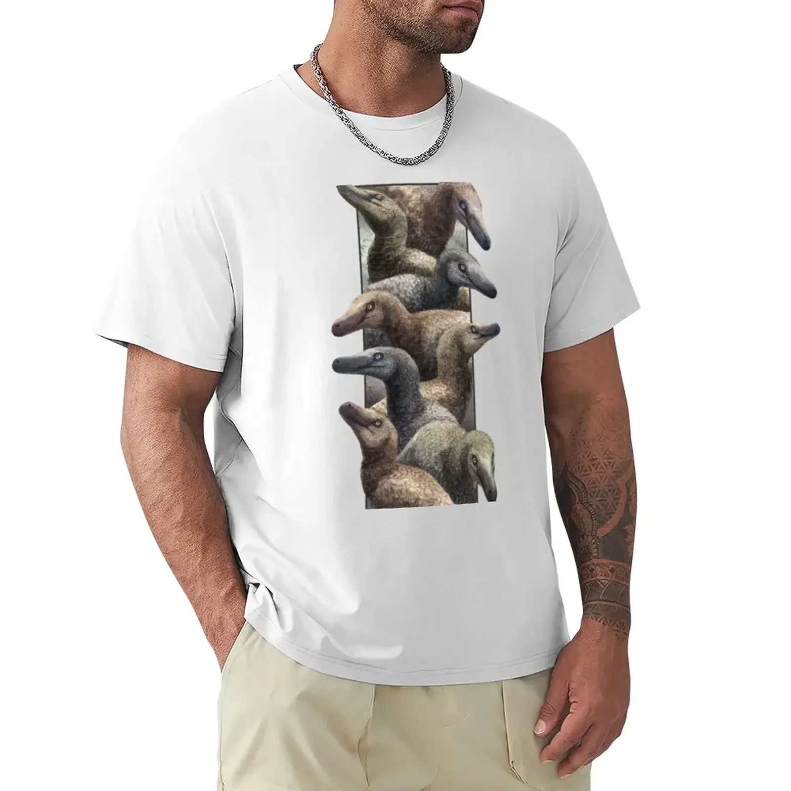 Velociraptor Column T-Shirt sweat funnys blanks shirts graphic tees mens plain t 