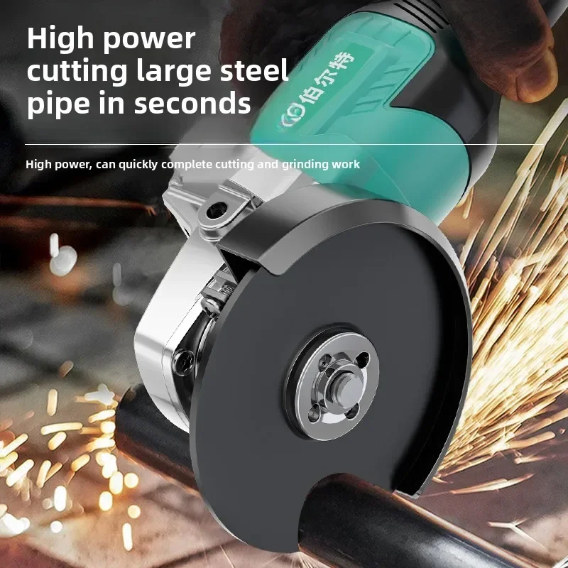 

110V/220V Cordless Angle Grinder with Lithium Battery Multi Purpose Cutting and Polishing Electric Tool for DIY ADD