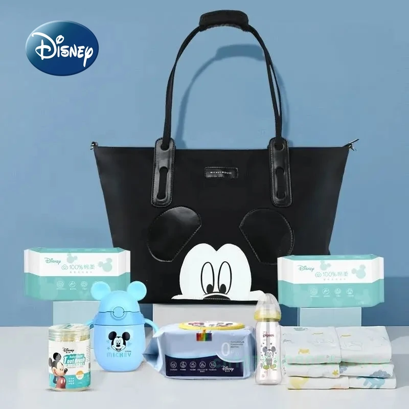 Disney New Diaper Bag Handbag Luxury Brand Original Baby Diaper Bag Cartoon Portable Baby Bag Multi Functional Fashion