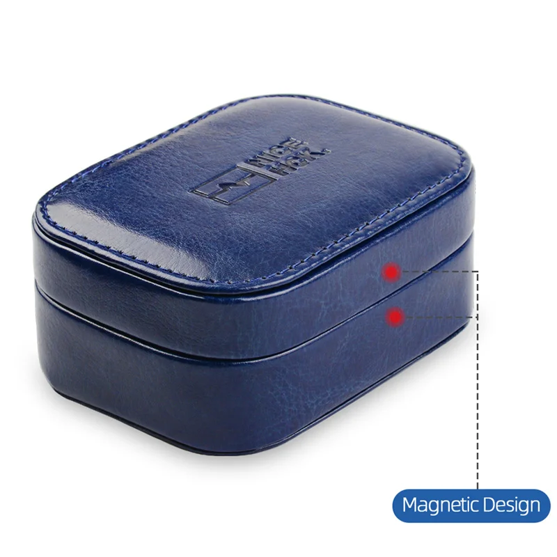 NiceHCK Waterproof Portable Magnetic Headset Storage Box High Grade PU Earphone Bag Earbud Case Accessory For MK3 Lofty Topguy