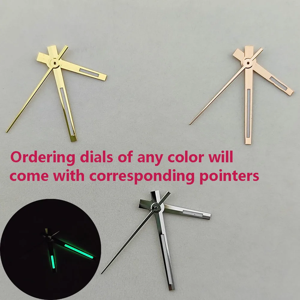 High Quality 28.5mm NH35dial watch dial S dial green luminous suitable for NH35 NH36 movement watch accessories repair tool