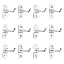 12 Pcs Tool Hook Pegboard Display Rack Hooking Exhibition Shelves Supermarket Shelf Cabinet Clothes Hanger Hooks Car