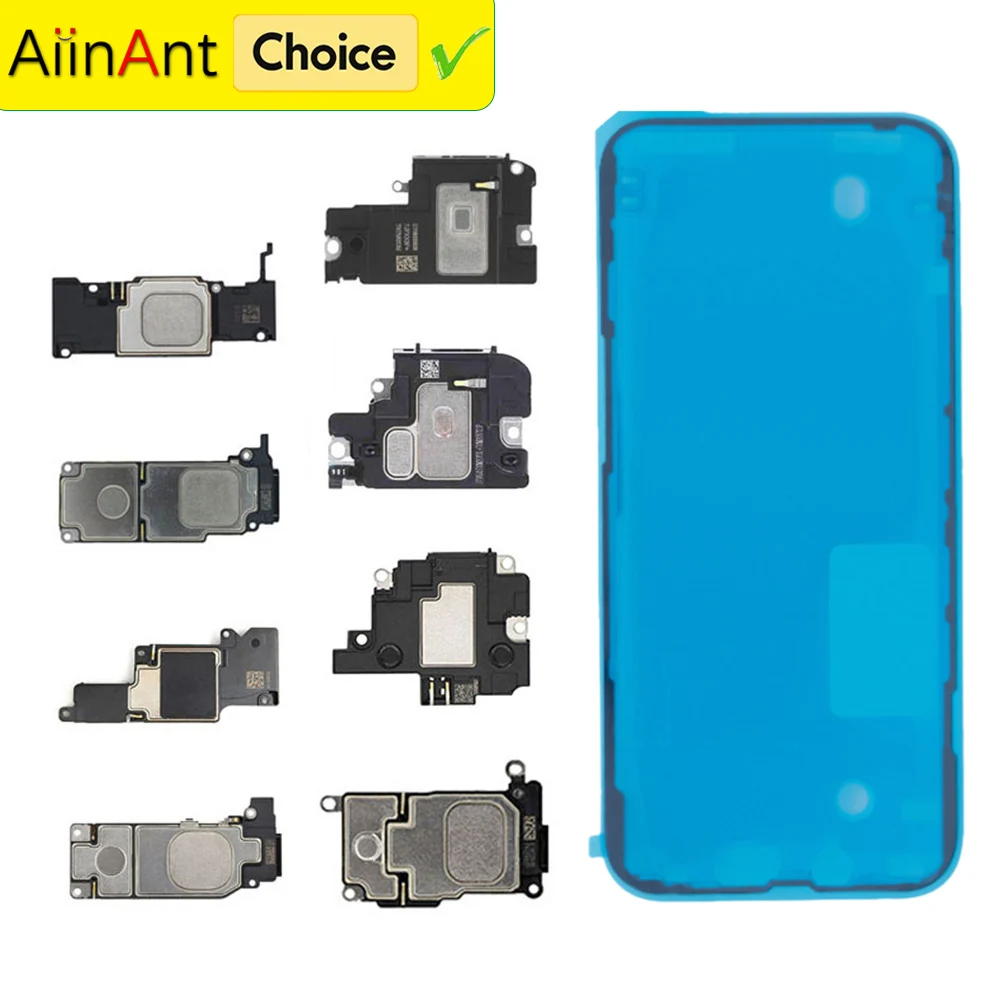 OEM Sticker + Flex For iPhone 11 Pro X Xr Xs Max 6 6s 7 8 Plus SE Bottom LoudSpeaker Buzzer Ringer Loud Speaker Flex Cable