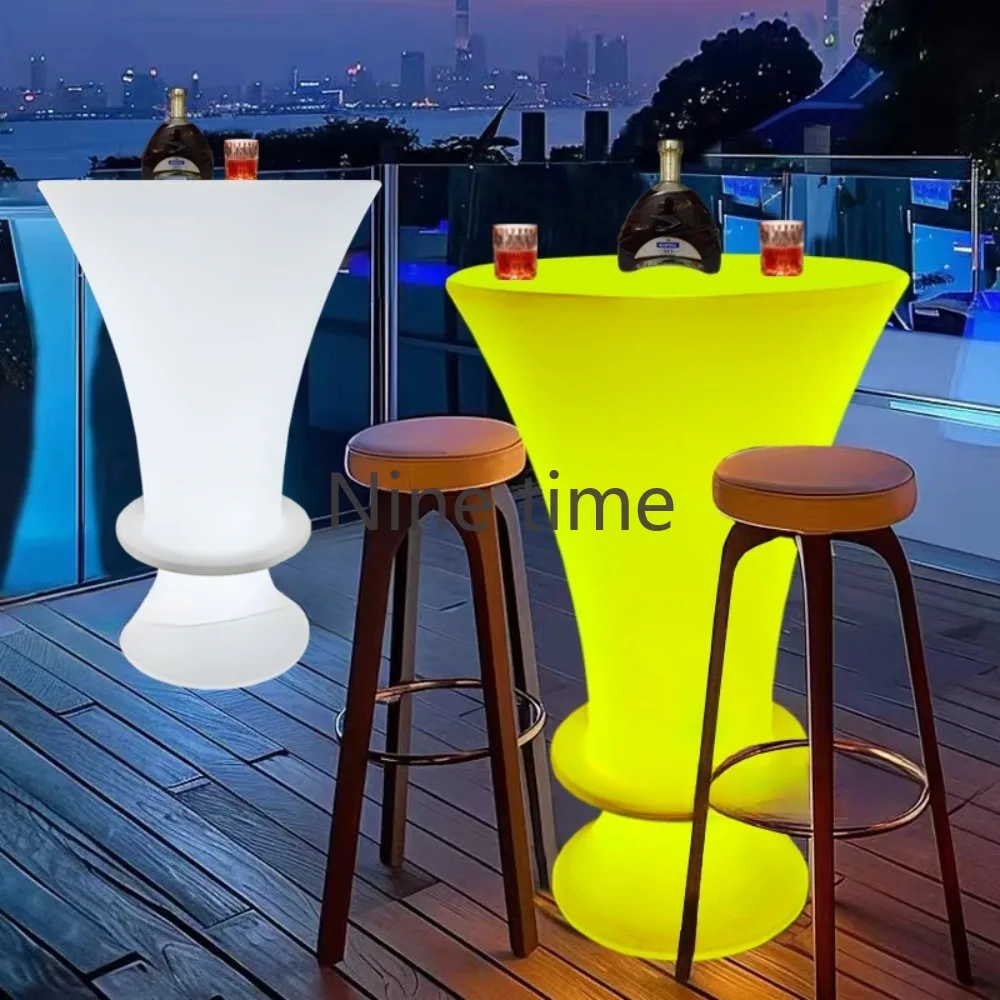 

Kitchen Furniture Cafe Table Outdoor Bar Tables Dining Room Decor High Cool Counter Led Cocktail Large Bright Buffet Dj Booth