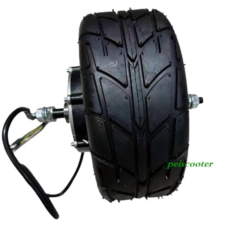 13 inch 13x5.0-6 Tyre Dual axles 200Nm High-Torque Brushless Gear 6-12km/h Low-Speed Electric Scooter Robot Hub Motor phub-13dxx