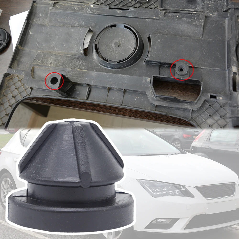 Car Engine Bonnet Air Intake Filter Grommet Cushion Buffer For Seat Leon MK3 5F 2012 2013 2014 2015 2016 2017 2018 2019 2020