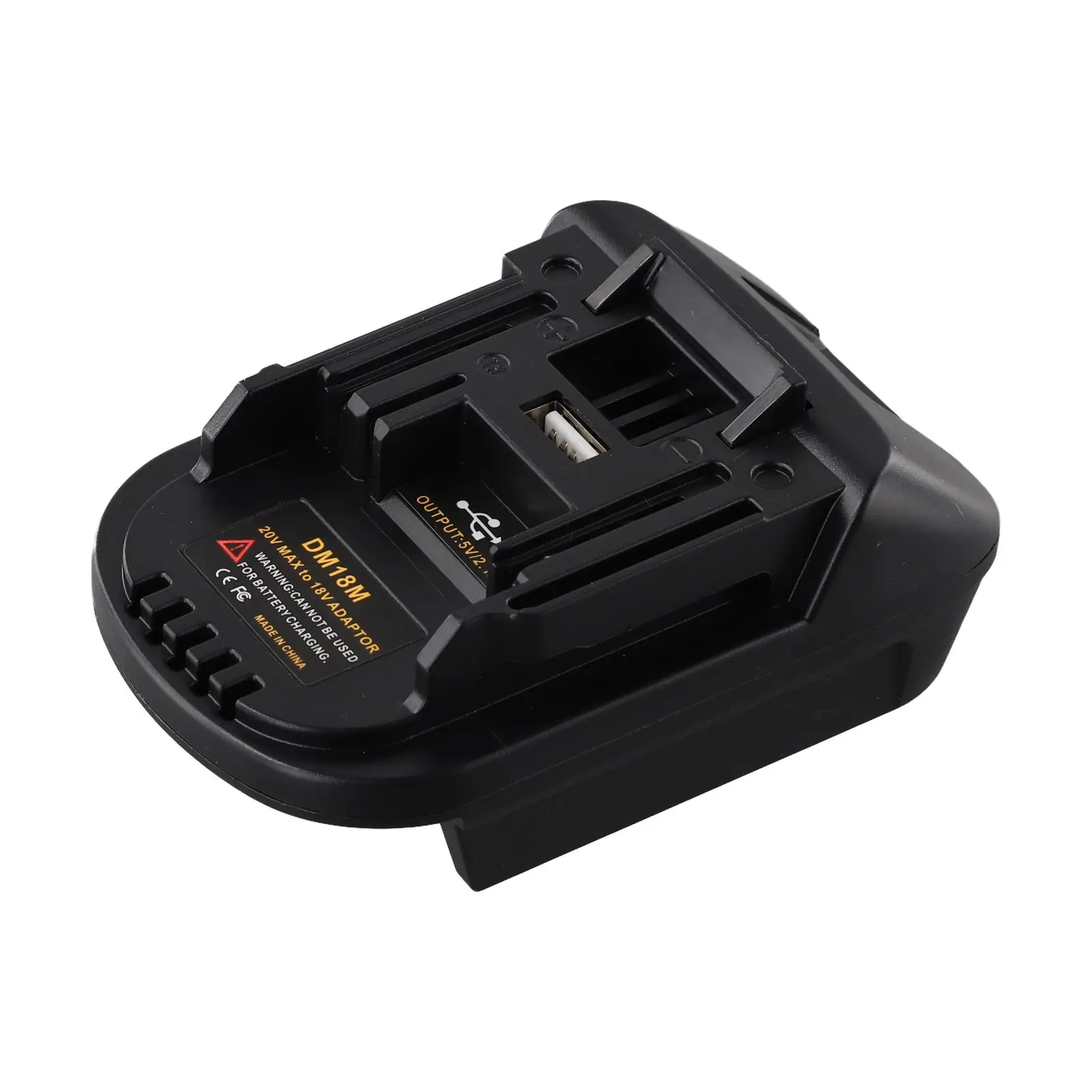 DM18M Converter Adapter For DCB200 To For BL1830 18V Battery Adapter Converter Electric Power Tool Accessories USB Output