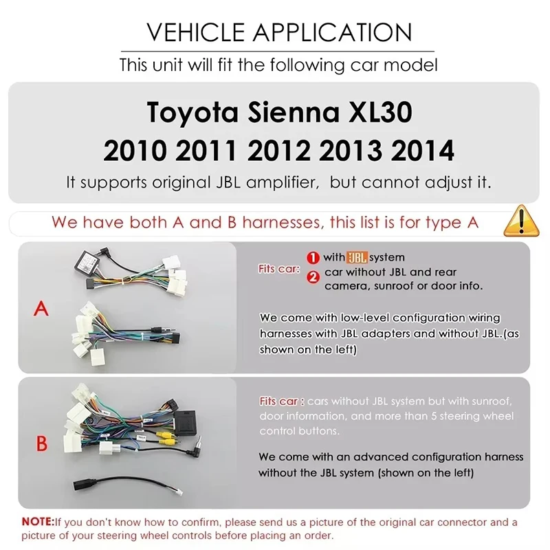 For Toyota Sienna XL30 2010-2014 8GB+128GB Host Multimedia Video Player Navigation Stereo GPS Android Auto CarPlay