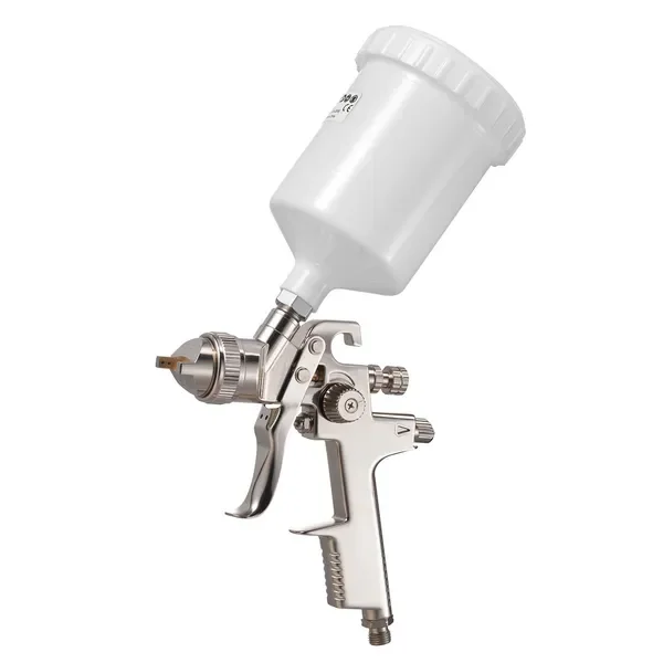 

LVLP Air Spray Gun, Gravity Feed Paint Sprayer Gun with 3 Nozzles (1.3/1.4/1.7mm), 600ml Capacity Automotive Paint Sprayer