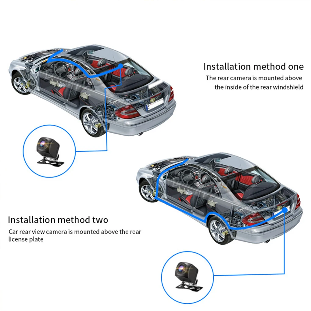 Dash Cam Front Rear Dash Camera 4K/1080P Recorder 4K Dash Cam Dash Cam 24H Parking Monit-or G-sensor