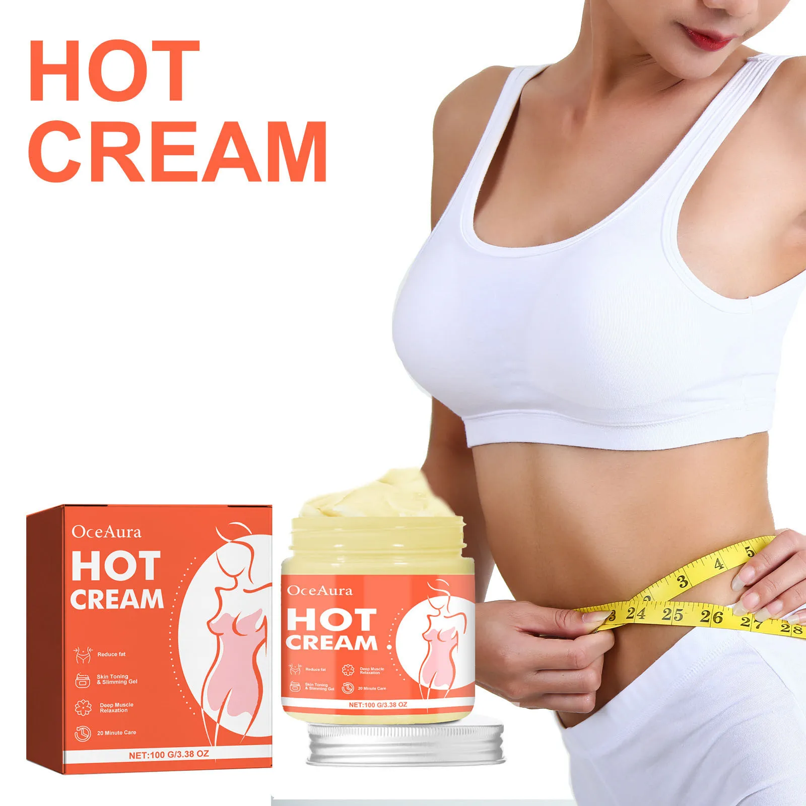 

Hot Cream Fat Burner Original Weight Loss Anti Cellulite Legs Body Waist Abdomen Belly Curves Sexy Shape Slimming Massage Lotion