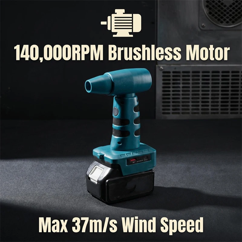 Car Air Blower Handheld Turbo Fan Blower For Makita/Dewalt/Milwaukee 18V Battery Cordless Electric Blower Turbo Jet Violent Fan