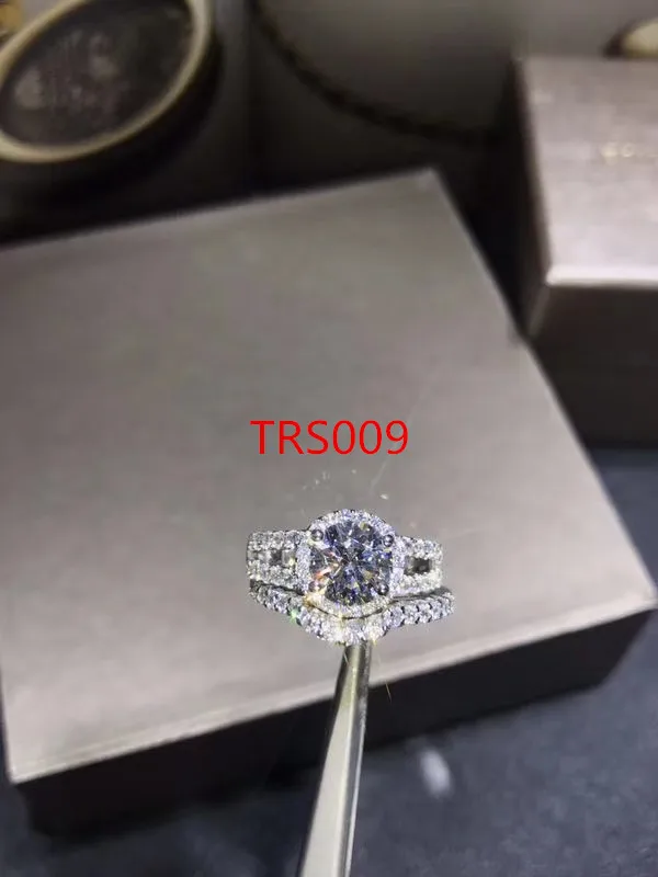 

Clearance TRS009 2 carat NSCD simulated gem Engagement rings for women,ring stets