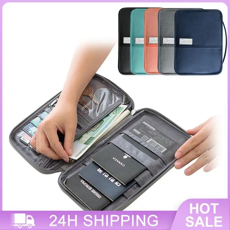 Secure Id Holder Stylish Waterproof Versatile Durable Travel Secure Storage For Important Documents Passport Case Convenient