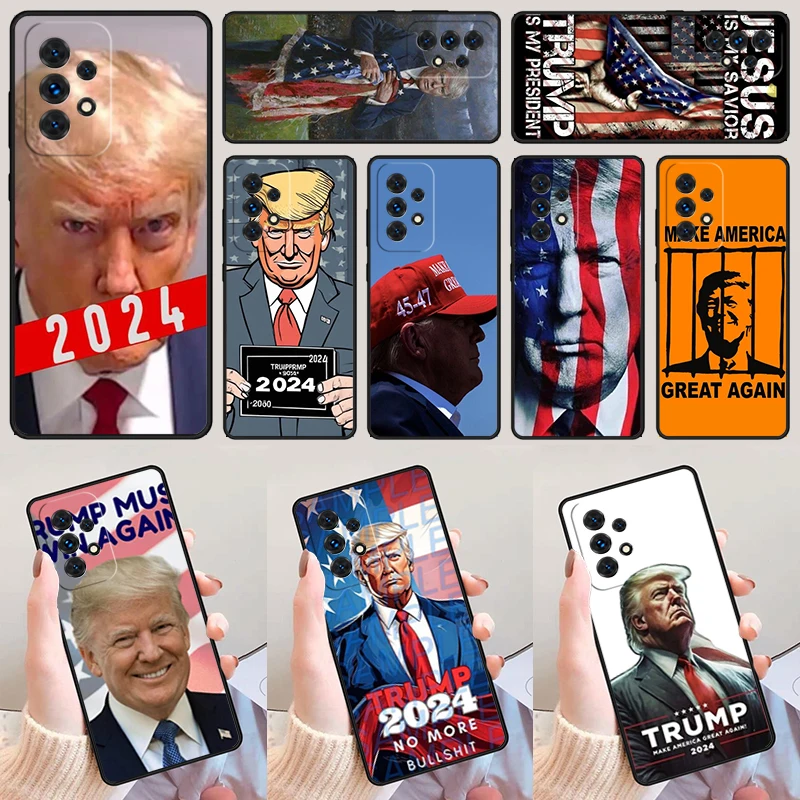 Donald Trump Bars - Jail USA Vote For Samsung A52 A72 A73 A20e A21S A50 A70 A12 A42 A31 A40 A51 A71 A32 A80 A91 Phone Case