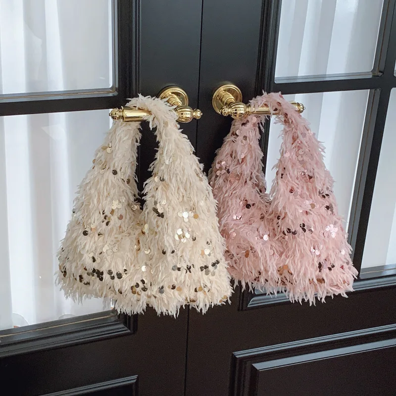 حقيبة يد عصرية خفيفة فاخرة من ريش الترتر الفاخر الأكثر مبيعًا في عام 2026 #1