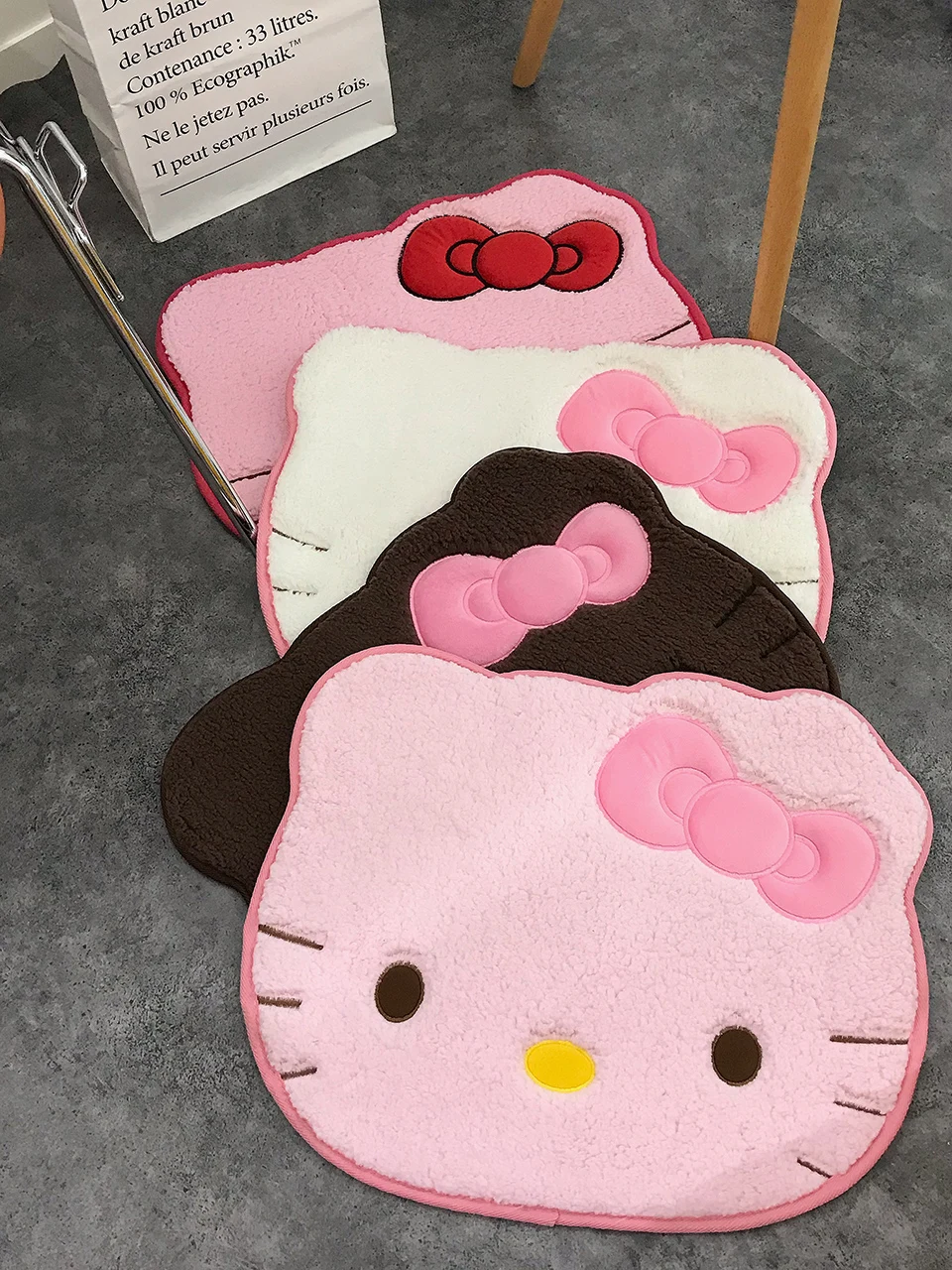 Коврик для ванной с милым котом, 60x40 см, супервпитывающий нескользящий напольный коврик из микрофибры для дома