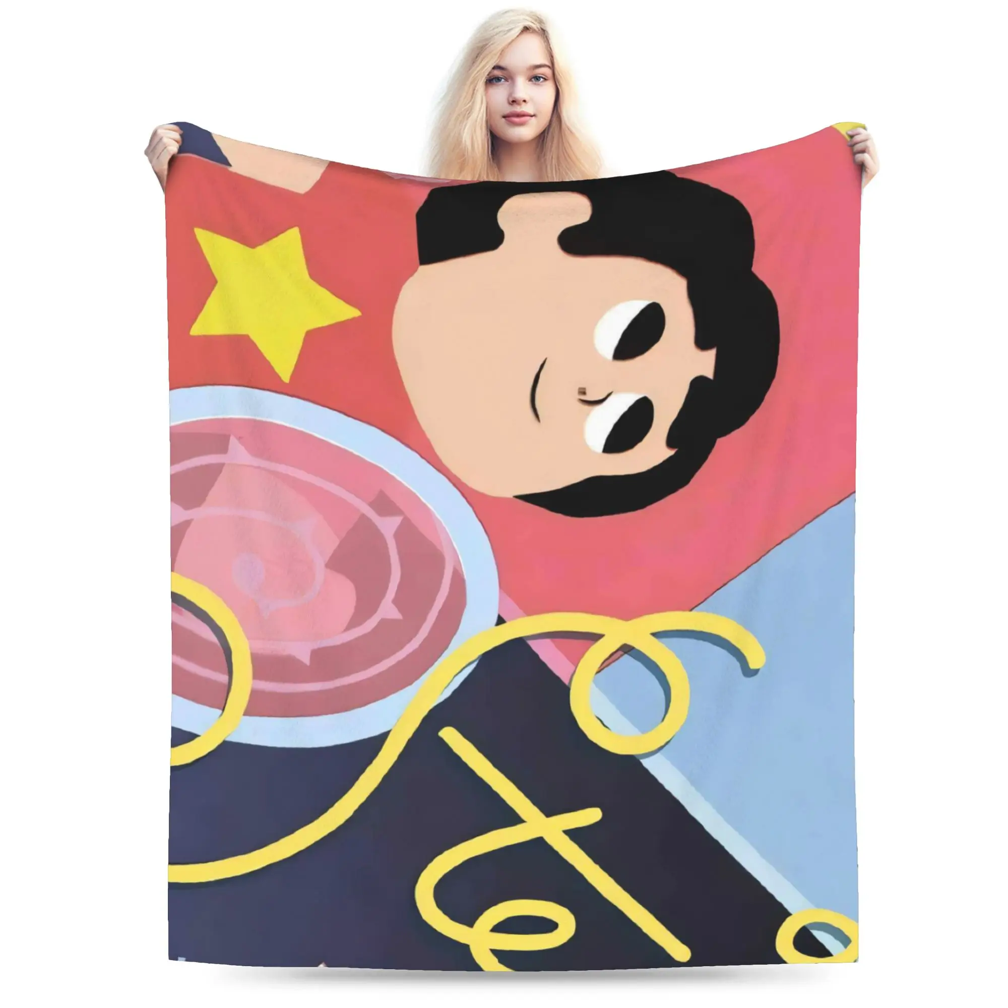 Custom Steven Universe Blanket 3D Printed Soft Flannel Fleece Warm Children Gift Cartoon for Travel Bedroom Couch Bedspreads