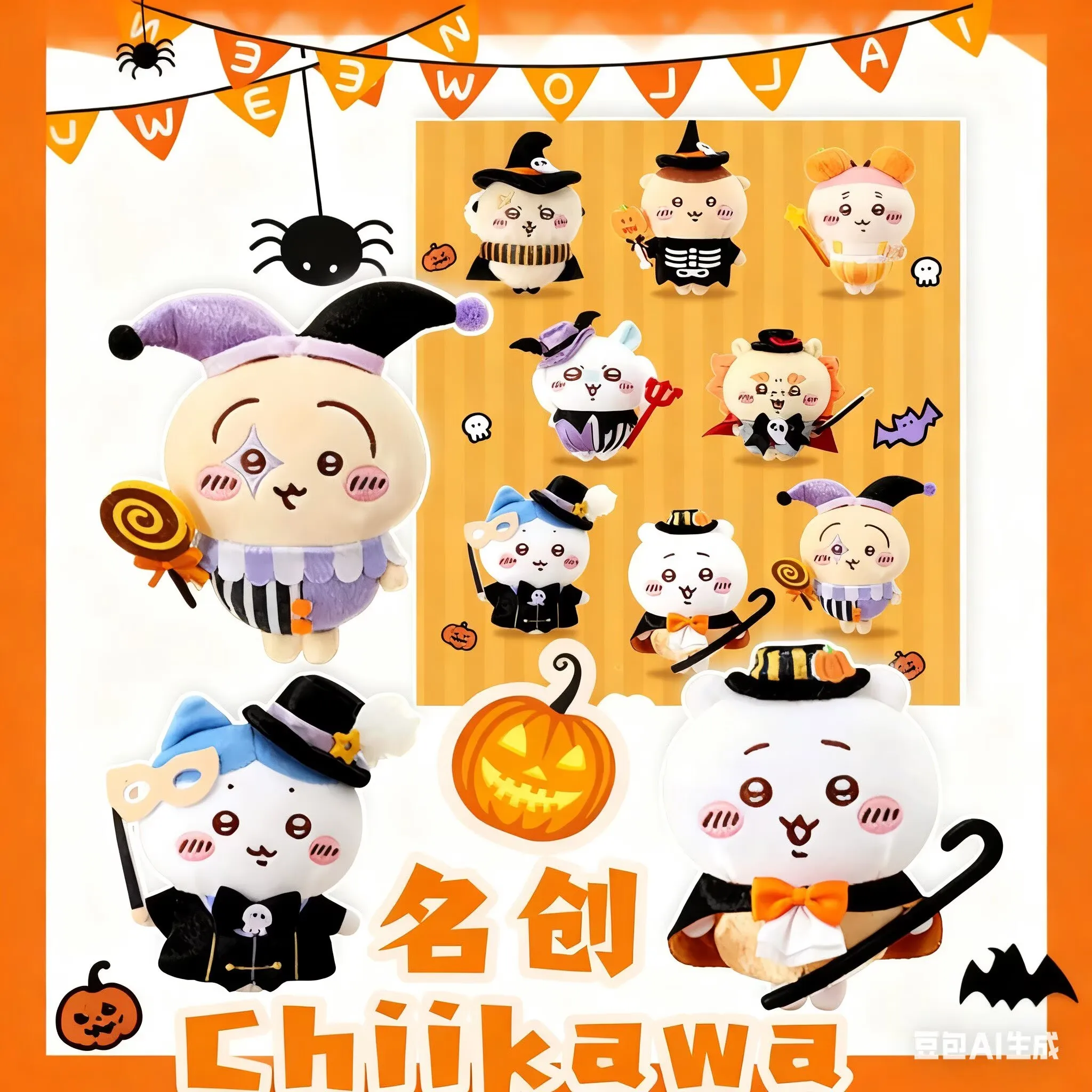 

Miniso Halloween Chiikawa Fantasy Circus Doll - Cute Halloween Gift