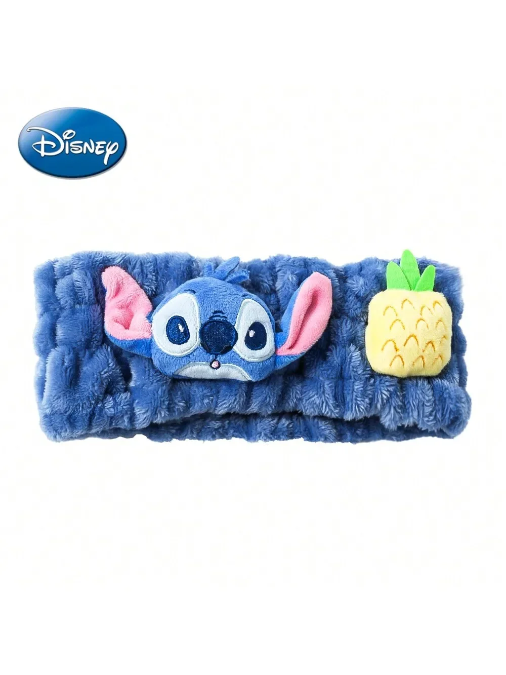 

1PC Disney Officially Licensed Stitch Hair Bands Cute Image Cartoon Stereoscopic Wash Face Makeup Bands Thickened Absorbent