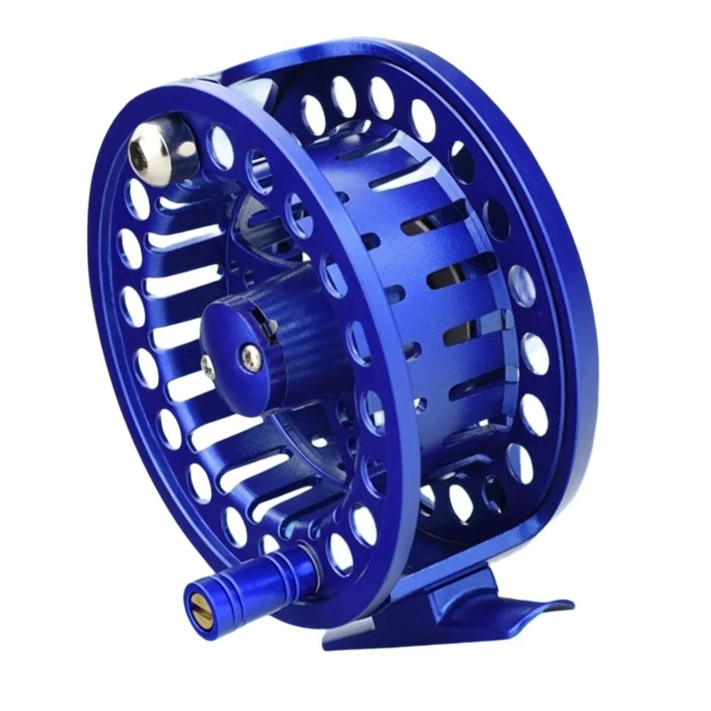 Left or Right Hand Fly Reel with Disassembly Design Metal Rocker and Anti-Slip Metal Seat for Reliable Handling