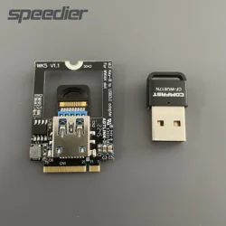 Laptop M.2 B-Key to Wireless Bluetooth WiFi 4G Network USB 3.0 SSD NGFF 3042 Converter M.2 Key-B to USB3.0 Adapter for WWAN Slot