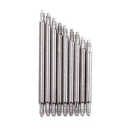 1.5mm 20 pezzi cinturino per orologio in acciaio inossidabile barra a molla strumento per la riparazione dei perni di collegamento del cinturino 16 17 18 19 20 21 22 24mm perni in metallo