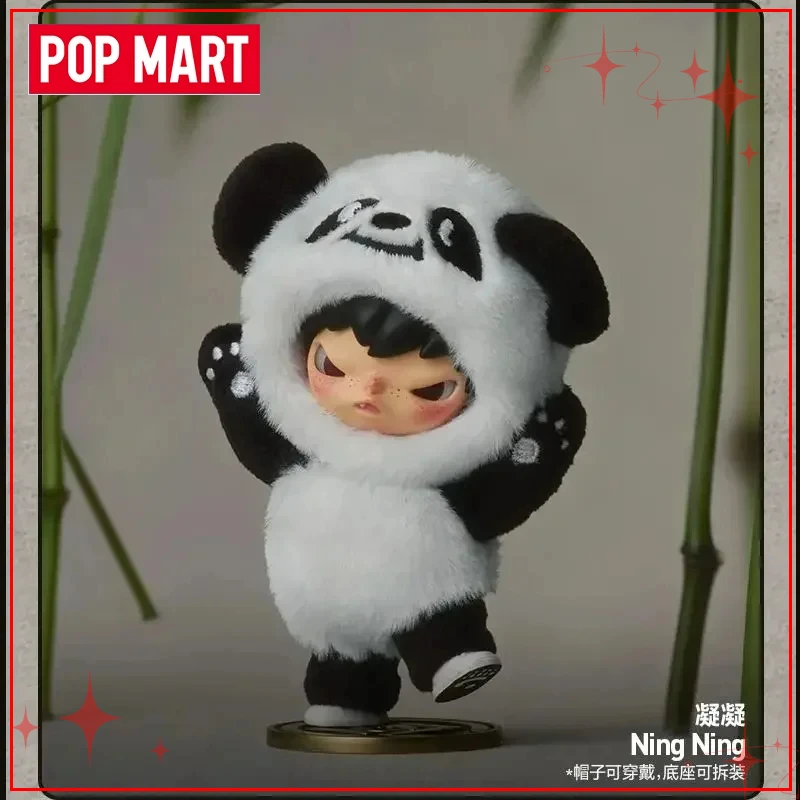 Oryginalne figurki POPMART Hirono CLOT Seria 8V Generacji - Modne prezenty, ozdoby dekoracyjne