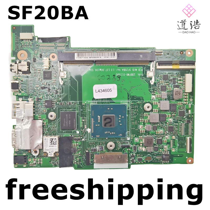 

For SF20BA Laptop Motherboard 15BFW8-011000 DDR3 Mainboard 100% Tested Fully Work